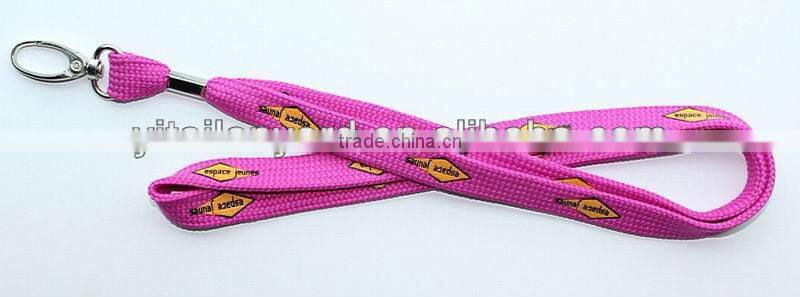 new pink tube lanyard