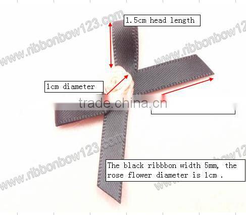 Simple Design of Ribbon Flower Trim