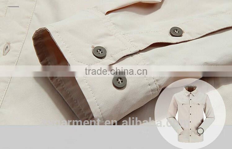 2017 Cheap price and high quality Summer UV Protection Outdoor Hiking Camping Long Sleeve Shirt Quick Dry Men Fishing Shirt