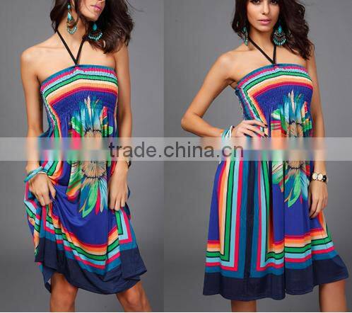 2016 Long Women Black Sexy Chiffon Dress