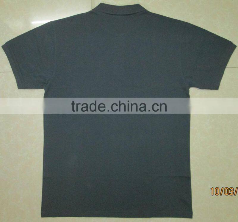 2017 high quality cheap customized brand logo casual blank cotton polo t shirt