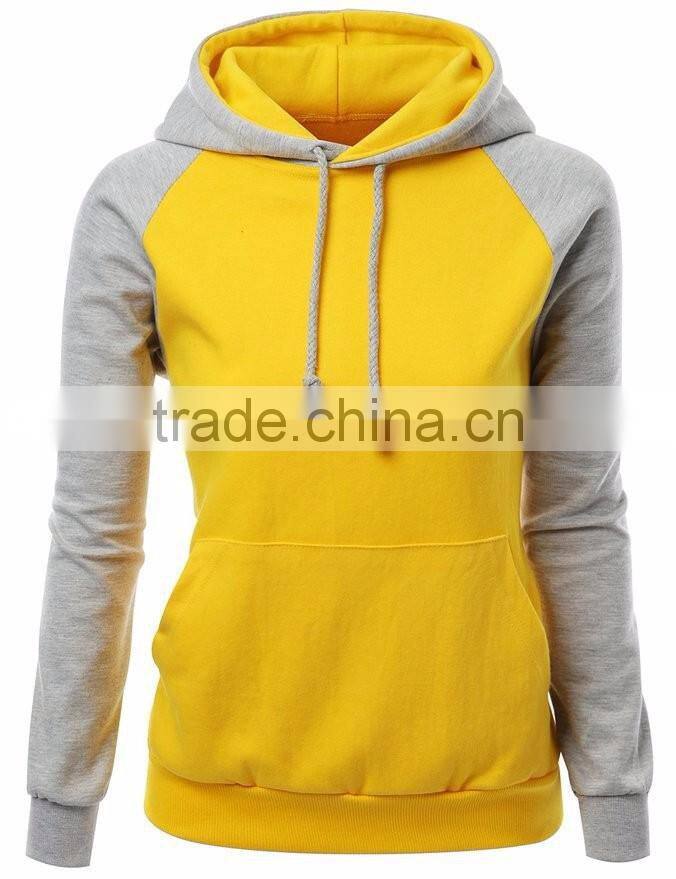 OEM service China supreme quality blank pullover hoodie for women girl sweater
