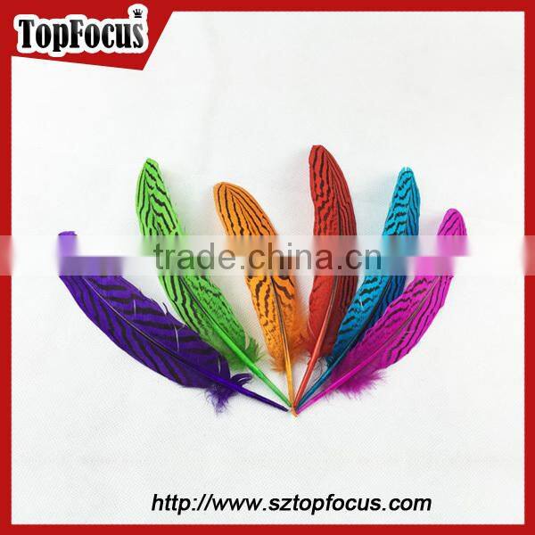 lower price natural synthetic pheasant feathers for carnival costumes