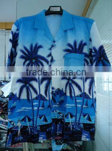 MENS PRINTED HAWAIIAN SHIRT V22 16