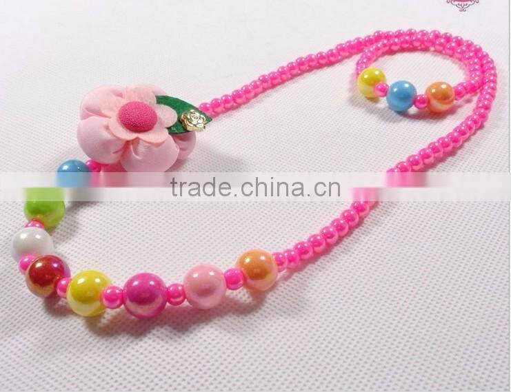 cute carton beads little girl necklace DIY beads children jewelry customized candy bead children necklace kids accessories