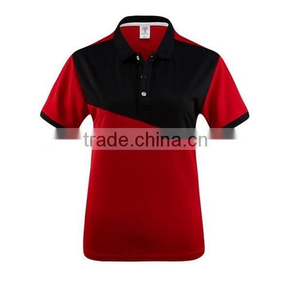 Embroidery two-tone polo shirt, t shirt manufacturers