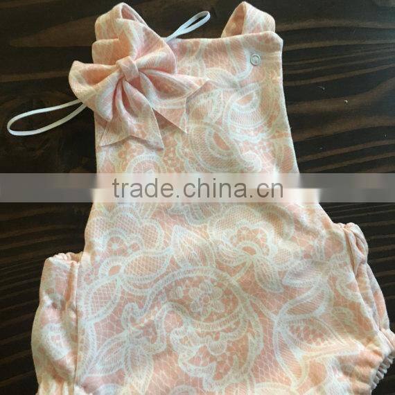 Newborn Baby Girls Bubble American Style Cute Fancy Romper