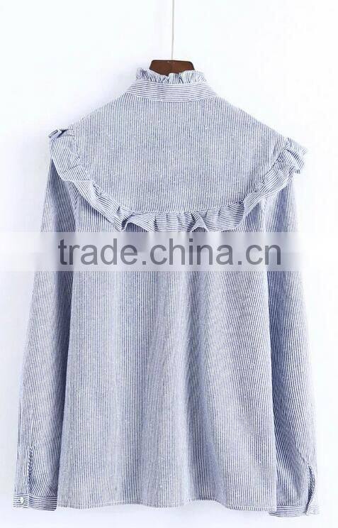 Runwaylover EY2360B Women embroidery blouses floral vintage loose office linen tops ladies shirts