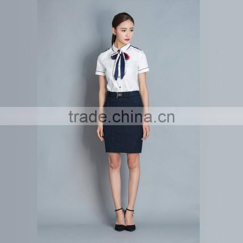 Elegant Good Quality Customize Airline Uniform Airline Stewardess