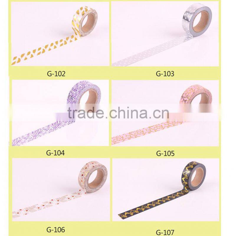 1.5cm*10m halloween stamping Japanese washi foil tape