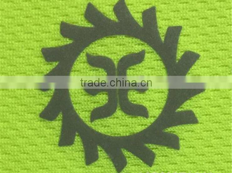 relfective letters be heated transfer on T-shirt or polo shirts