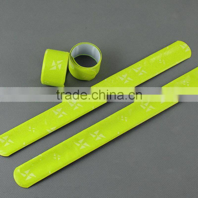 Wholesale reflective adjustable safety slap band