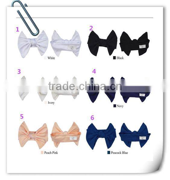 2017 Fancy solid color fabric baby headband custom multifunctional headwear Hair Accessories