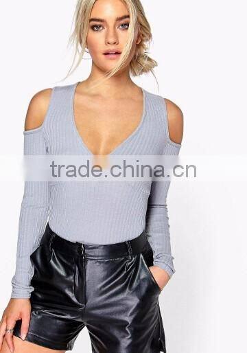 2017 V Neck Sexy Women Knitwear Sweater