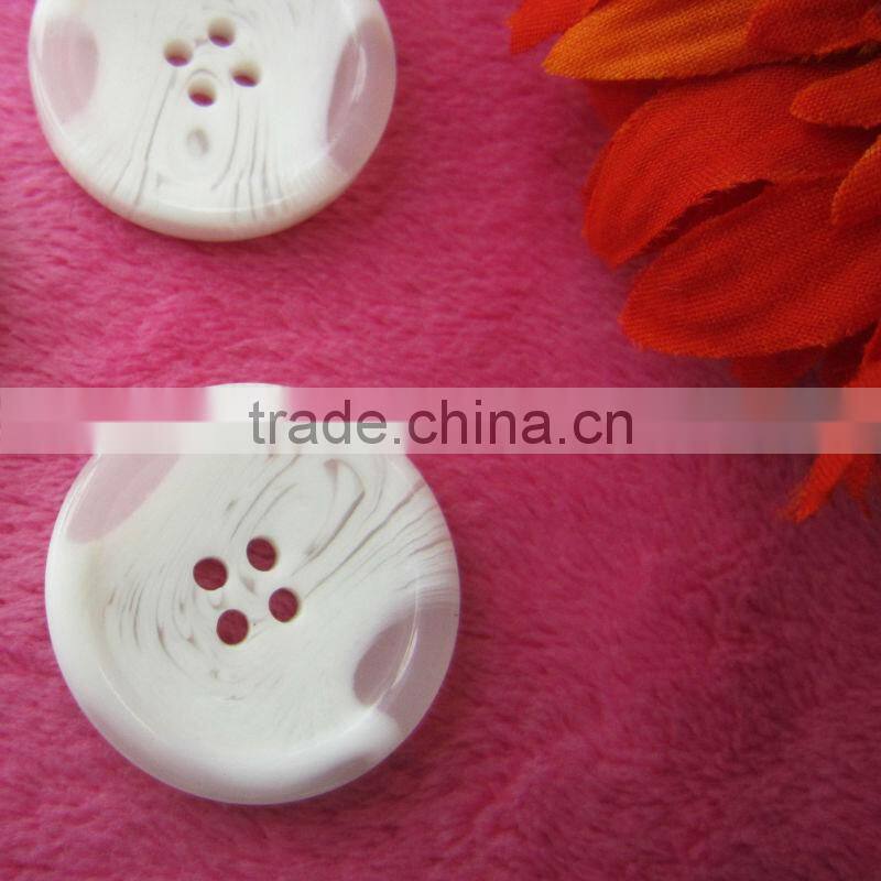 High quality chalk polyester buttons for garments