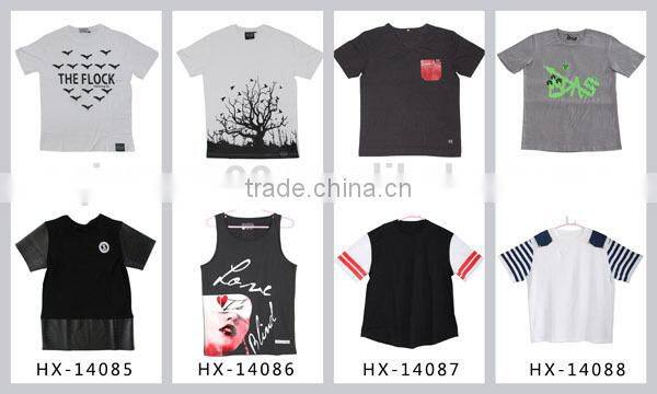 Cheap custom long sleeve men striped 60% cotton 40% polyester t-shirts printing