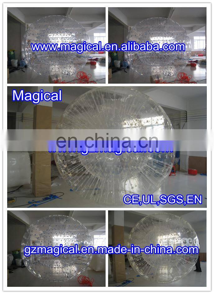 High quality roll inside inflatable ball / inflatable zor ball
