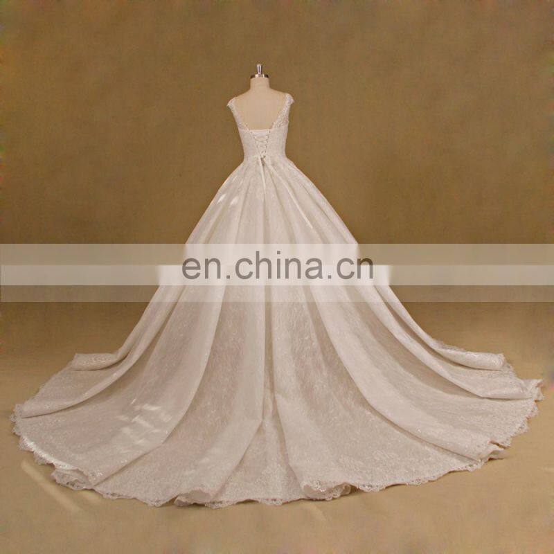 2017 wedding dress with lace bridal wedding gowns from china