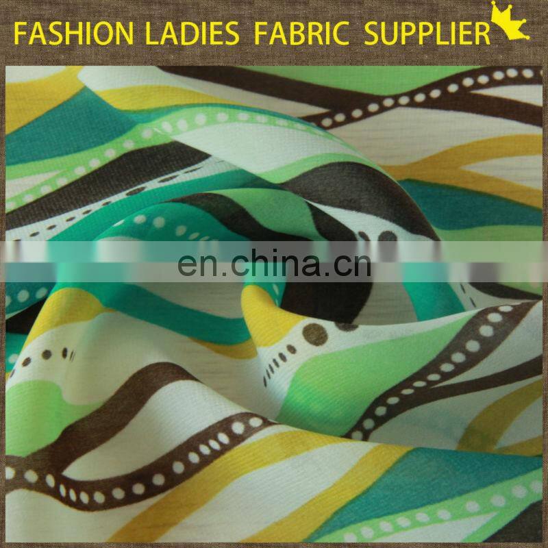 15Dx15D 100% Polyester Soft Chiffon fabric,print chiffon fabric