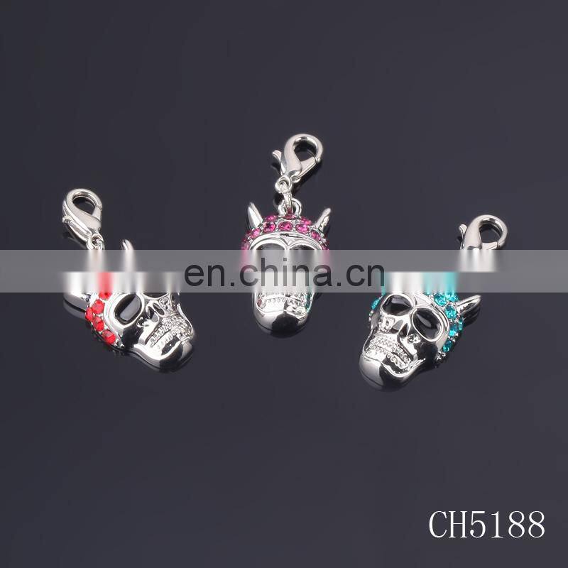 Custom 3D Antique Tibetan Silver Unicorn Horse Charm Pendant For Chain DIY Jewelry