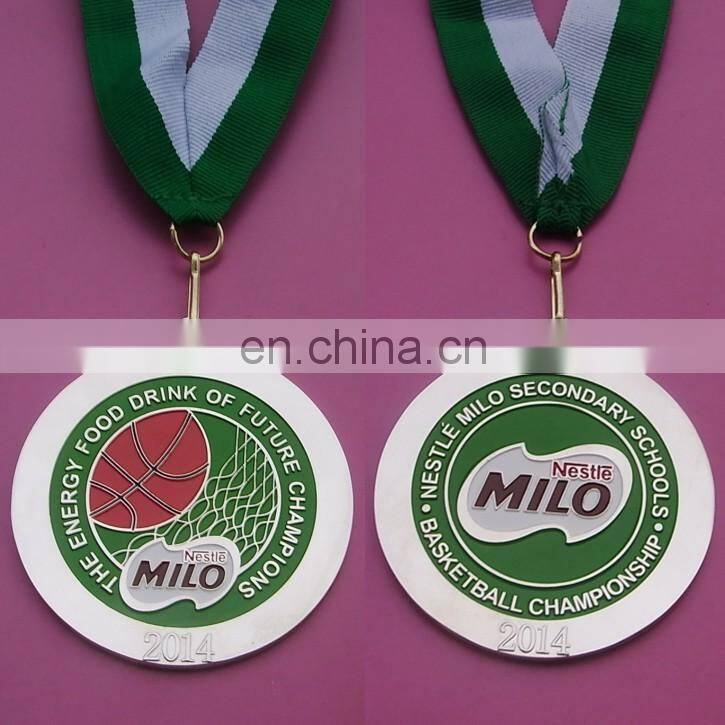 2017 promotional custom metal logo printing awarded medallion