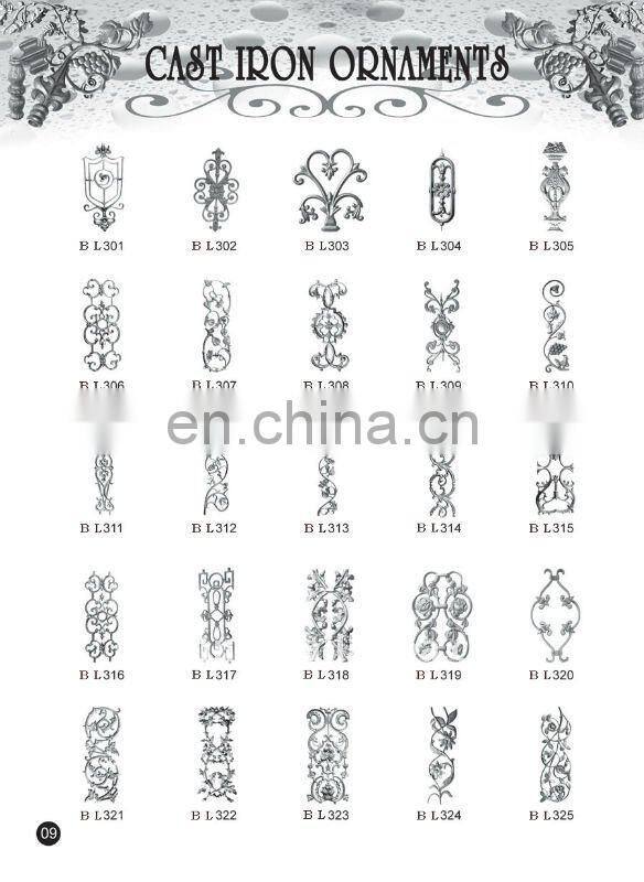 4130-weldable ornamental cast steel flowers producer hebei china