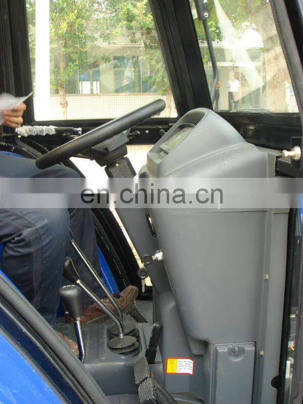 Excellent quality mini agricultural tractor with front loader and backhoe