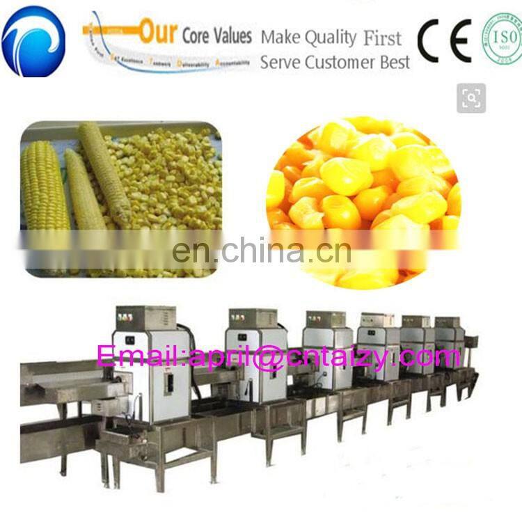 500kg/h widely used in USA/fresh corn seed peeler machine