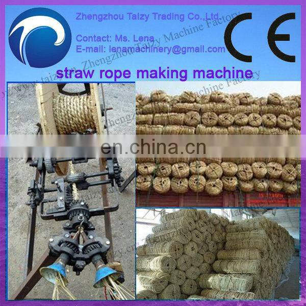 Small cheap automatic rope making machine/straw rope making machine
