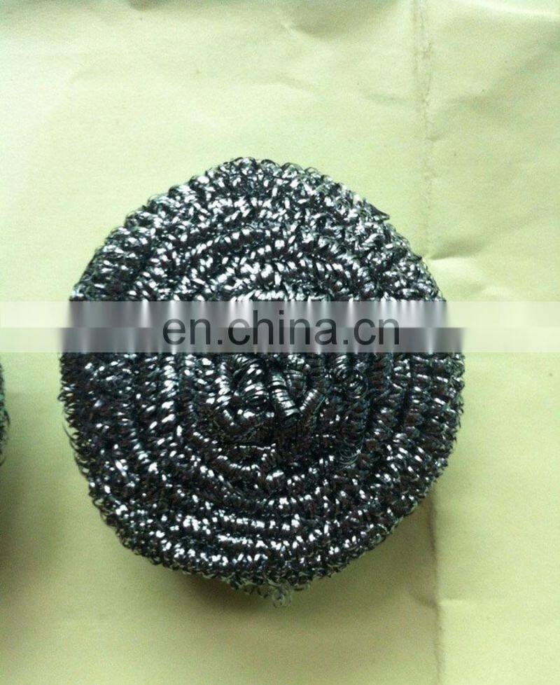 Toprank Wholesale Strong Cleaning Capacity Spiral Scrubber Metal Pot Scourer Ball Kitchen Cleaning Stainless Steel Scourer