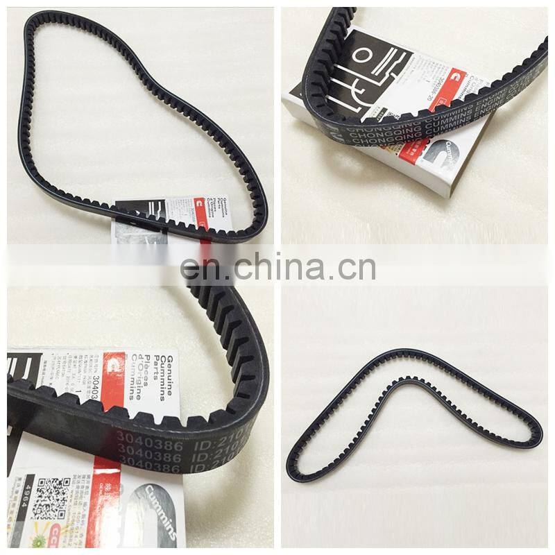 Diesel engine rubber NT855 3040386 fan belt for machine