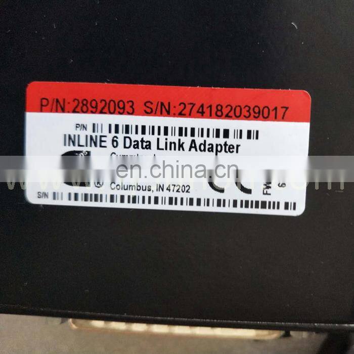 construction machinery diesel engine parts genuine in line 6 data link adapter 2892093 274182039017 repair tool