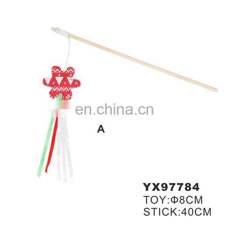 Promotional funny cat toys pet accessory Cat teaser feather playing