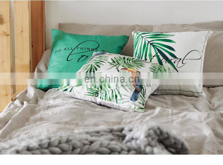 RAWHOUSE cotton canvas pillow cover 45 * 45 cm decorative cushion covers