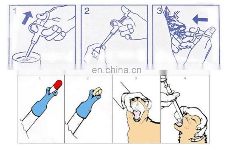 Push-type Pet medicine Feeding Kit Comfortable Dog Cat Wet & Dry Dual-use Medicine Feeder Pill Capsules And Pharmacy Hygienic