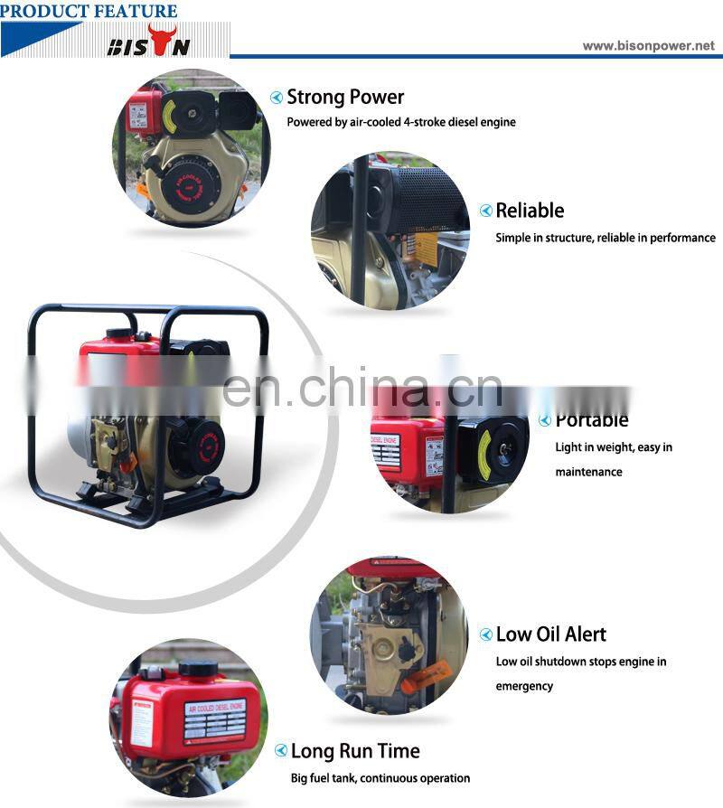 BISON (CHINA) BSDWP20 Centrifugal 2 Inch Diesel Engine Water Pump For Agriculture