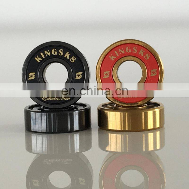 Ceramic Skateboard Bearings Manufacturer of Kingsk8 Si3N4 Ceramic Ball Skateboard Bearings 608 Swiss Ceramic Skateboard Bearings