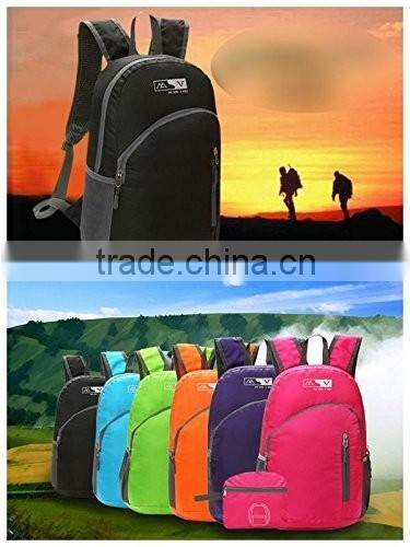 Foldable Ultra Lightweight Packable Backpack For Men and Women Handy Daypack Travel, Camping, Outdoors, Hiking
