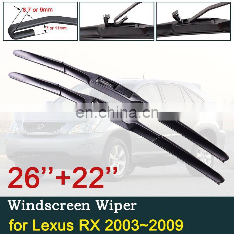 Car Wiper Blades for Lexus RX 2003~2009 XU3 Front Windshield Wipers Car Accessories RX300 RX330 RX350 RX400h 2004 2005 2006 2007
