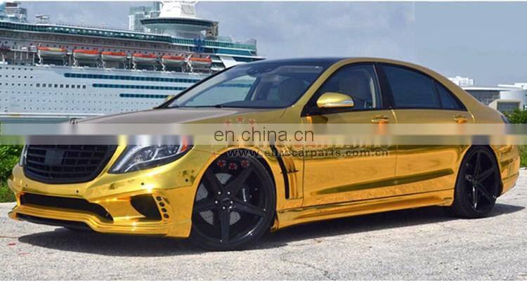 S CLASS W222 S320 S400 S500 body kit for W222 S320 S400 S500 to WD style with bumpers fenders 14~16y , FRP material