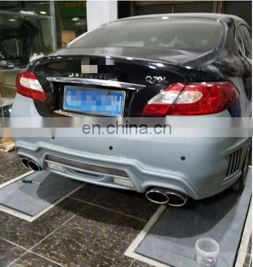 IFNT Q70 WD style body kit for Q70 to WD style with front bumper rear bumper and muffler tips FRP material