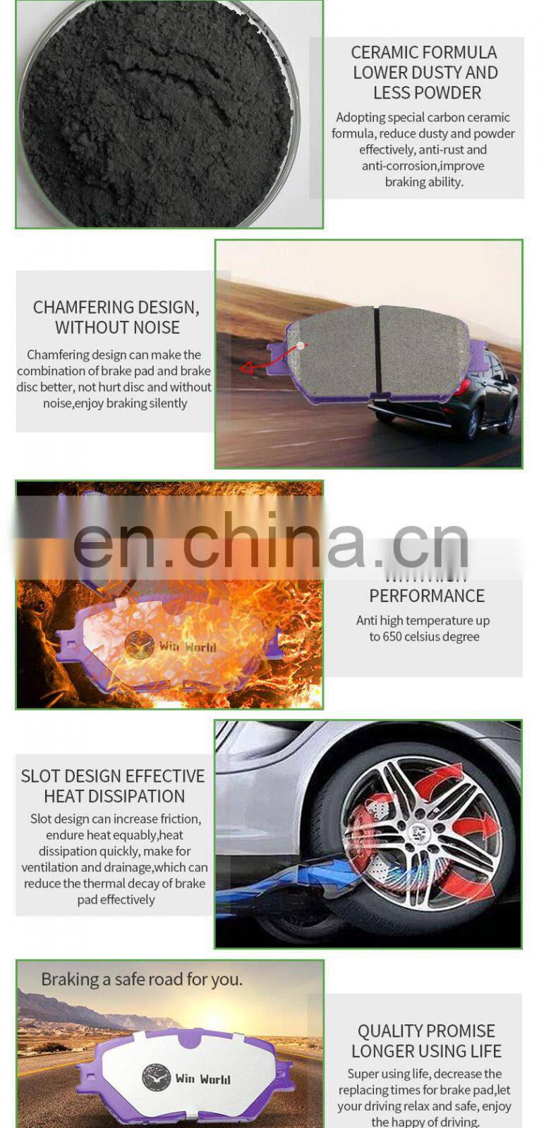 Spare Parts Sumitomo Brake System Front Brake Pads For K2700