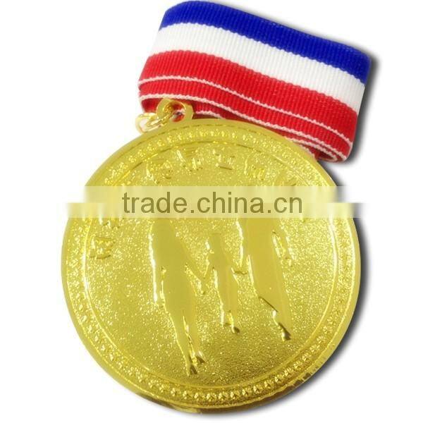 Free design,cheap Custom Zinc metal sports medals