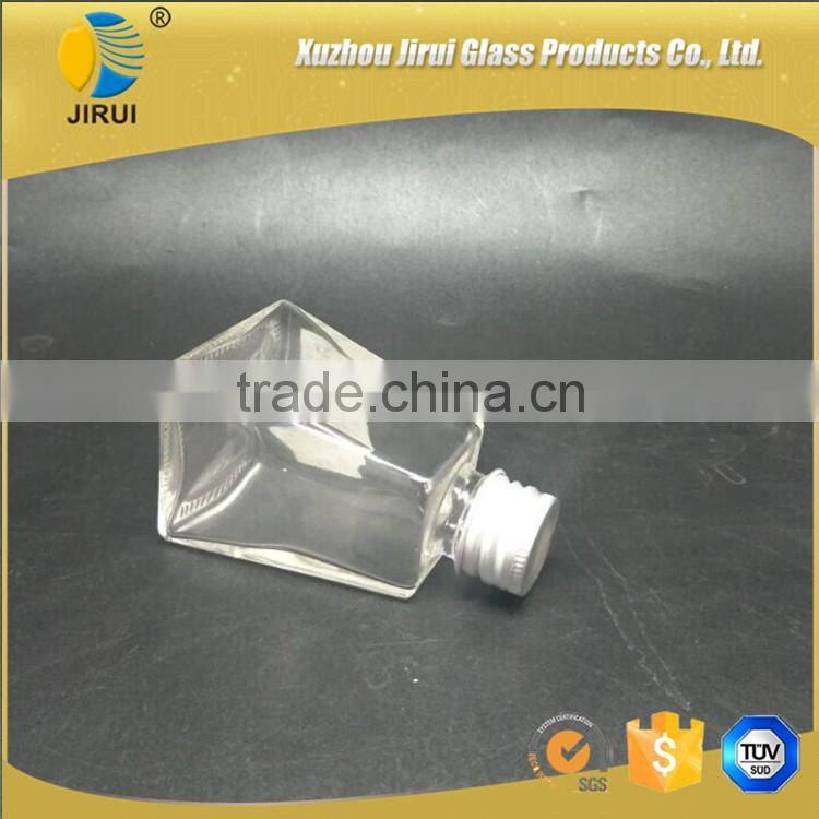 2oz clear empty glass diffuser bottles