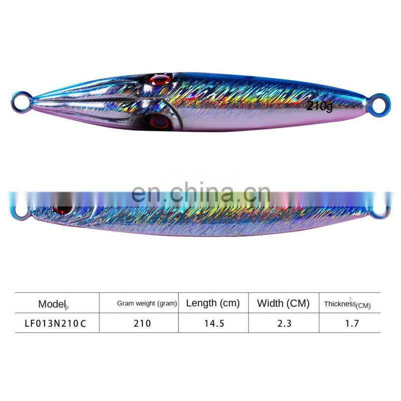 Clearance 210g Weight Vib Lures Fishing Lure Saltwater Jigging Lures Fishing Metal JigSaltwater Jigging