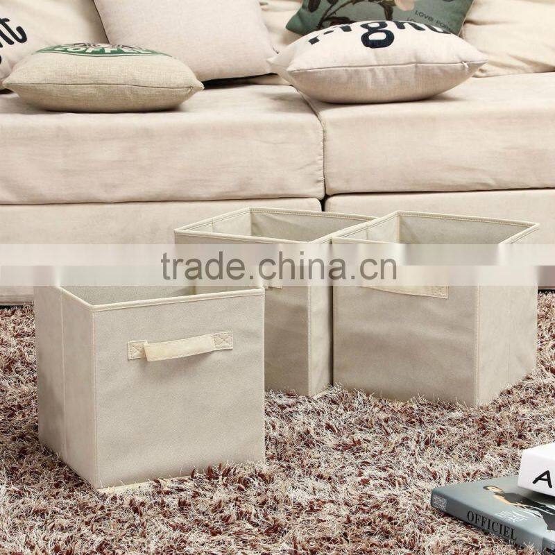 Non-woven Fabric Foldable Storage Folding Bin Cube Basket