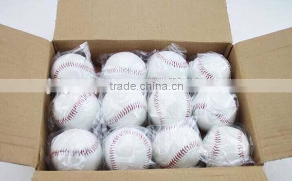Practice using 9 inch size Solid Cork center Baseball for gift training sales promotion