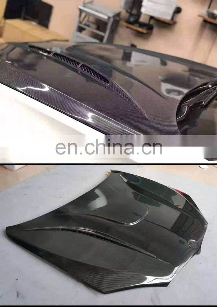 Runde Hood Fireproof Covers Car Carbon Fiber For BMW X5X6F15F16 Haman Style Hood
