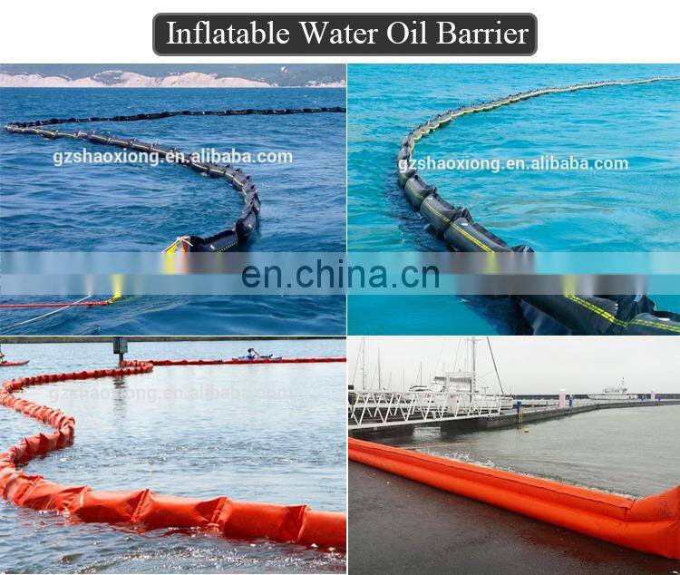 Factory Wholesale Inflatable Oil Boom Flood Barrier Door Dam Easy Inflatable Flood Barrier