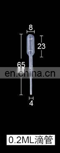 Disposable Plastic Transparent Pasteur transfer pipette sterile / non-sterile 0.2ml 0.5ml 1ml 2ml 3ml 5ml 10ml